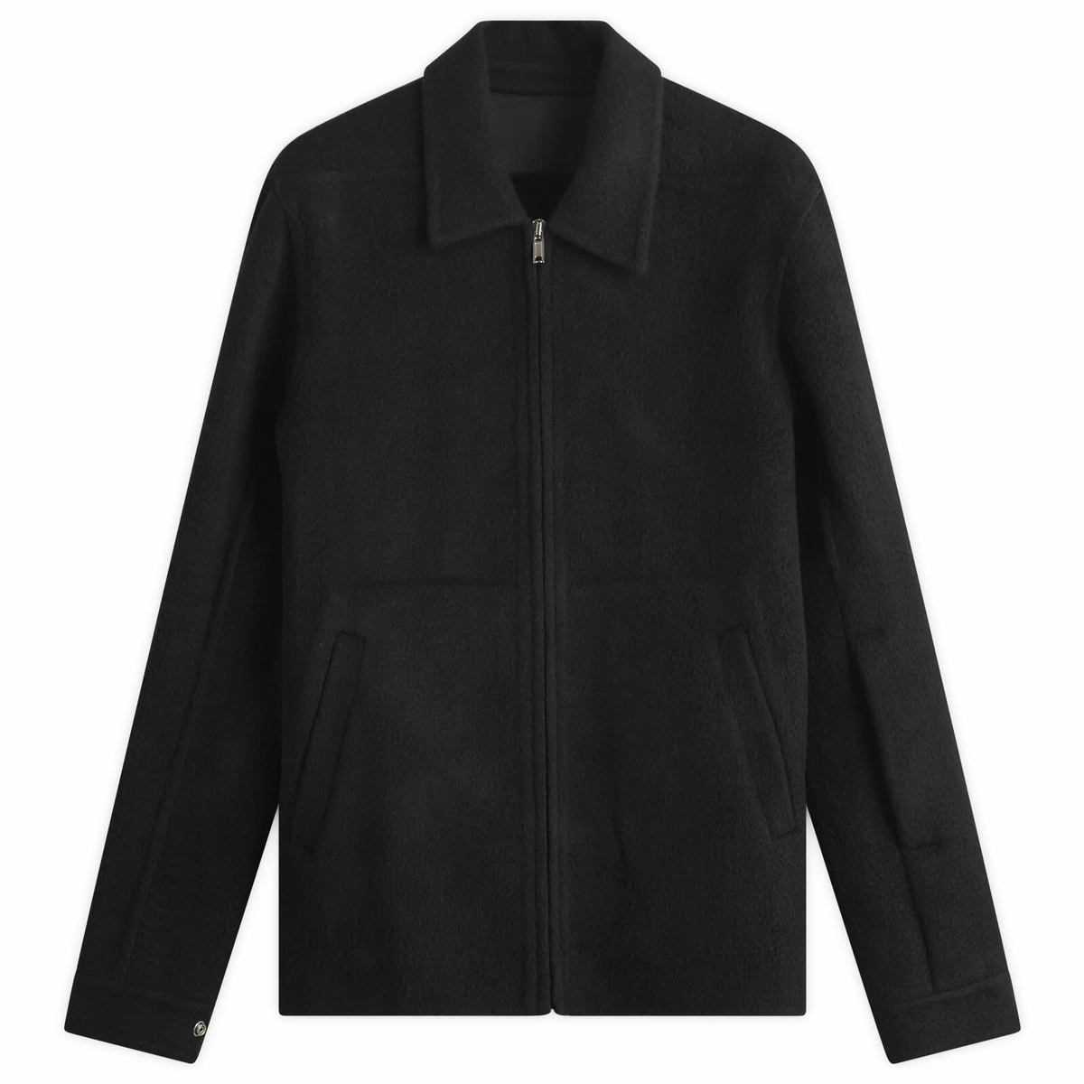 Rick Owens Men's Double Cashmere Brad Jacket in Black Rick Owens