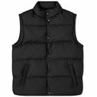 SOPHNET. Men's Ripstop Down Vest in Black