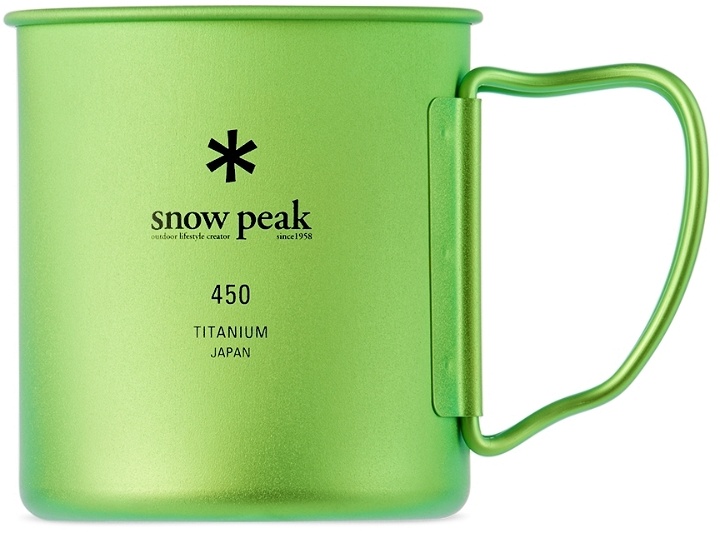 Photo: Snow Peak Green Ti-Single 450 Cup