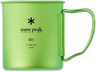 Snow Peak Green Ti-Single 450 Cup
