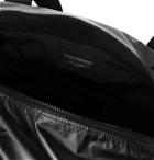 SAINT LAURENT - Logo-Print Glossed-Nylon Duffle Bag - Black