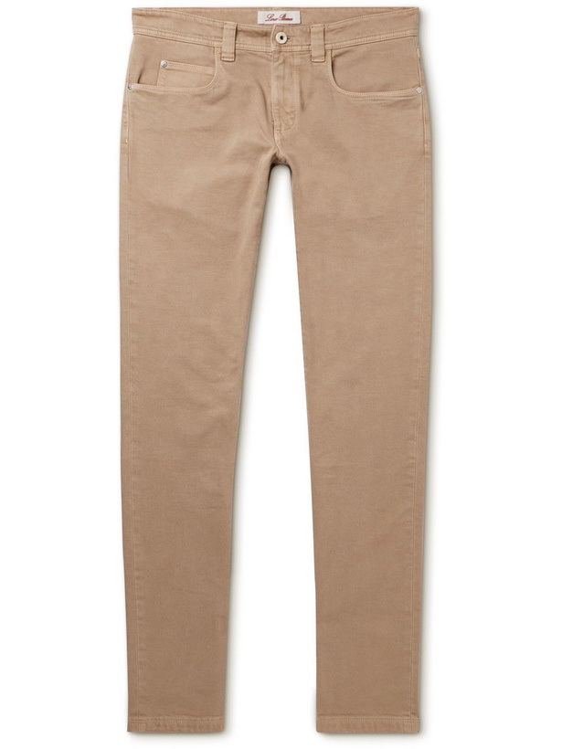 Photo: Loro Piana - Straight-Leg Garment-Dyed Jeans - Neutrals