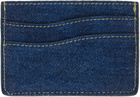 Dime Blue Cursive Card Holder