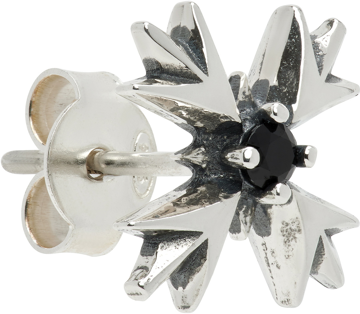 Emanuele Bicocchi Crystal Crest Single Earring