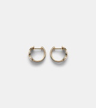 Roxanne First Heart Of Gold 14kt gold hoop earrings