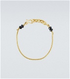 Elhanati - Black Nude 18kt gold bracelet with spinels