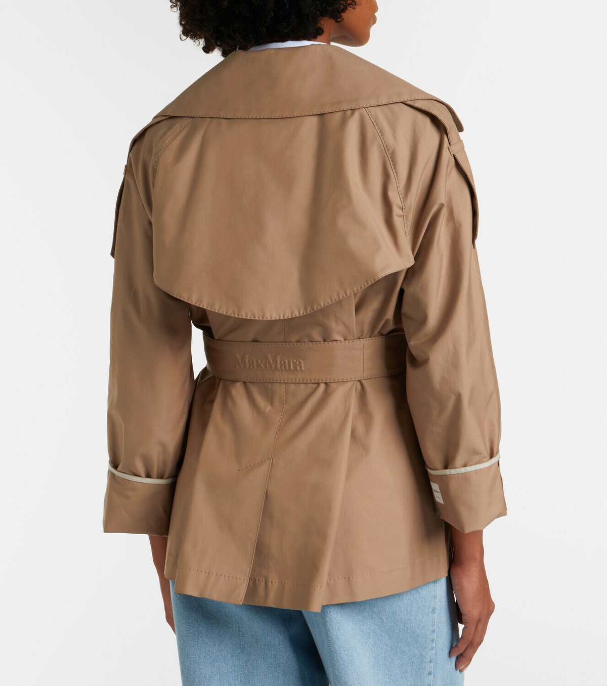 Max Mara Clara cotton-blend gabardine trench coat