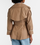 Max Mara Clara cotton-blend gabardine trench coat