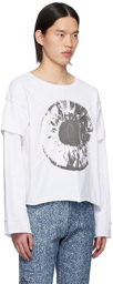 Who Decides War White Eye Long Sleeve T-Shirt