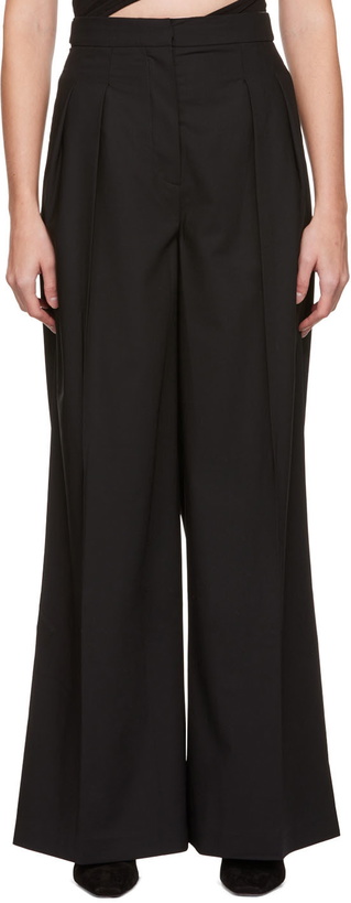 Photo: Olēnich Black Pleated Trousers