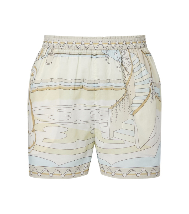 Photo: Tory Burch Printed cotton shorts