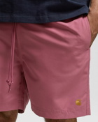 Carhartt Wip Chase Swim Trunks Pink - Mens - Casual Shorts