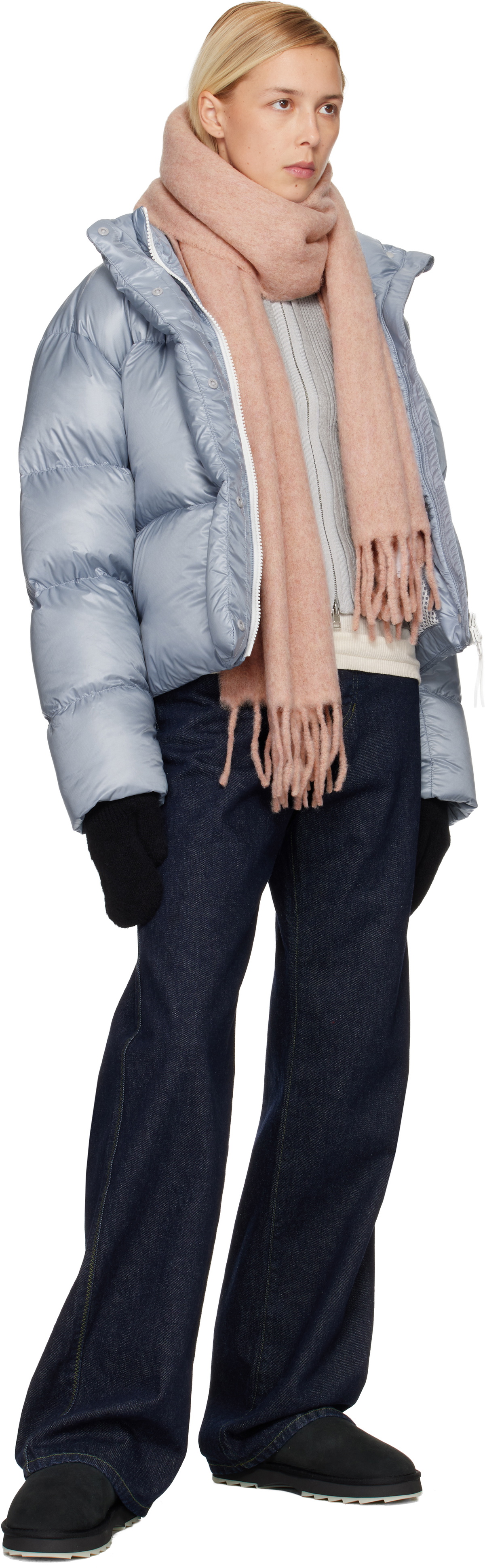 Canada Goose Pink Alpaca Scarf