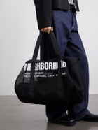 Neighborhood - Logo-Print Mesh Weekend Bag