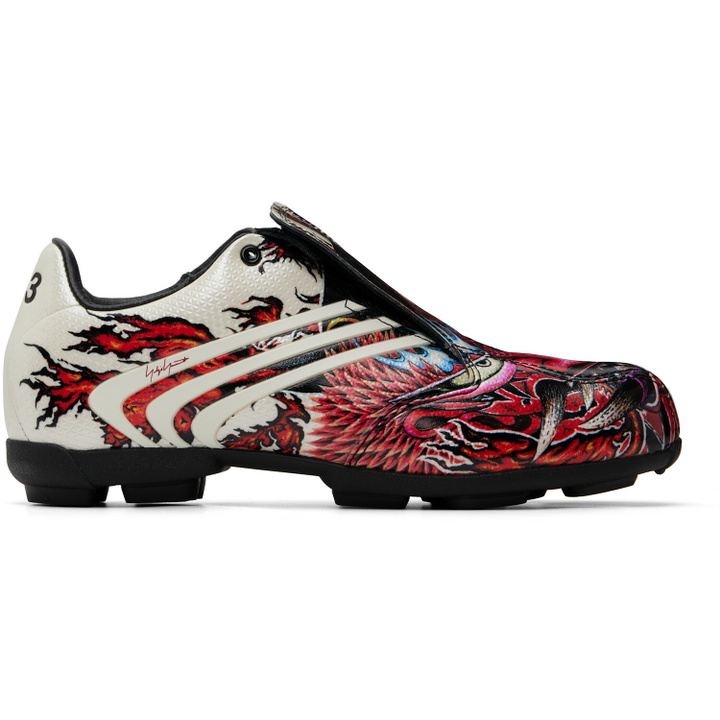 Photo: Y-3 Off-White & Red F50 Tunit Sneakers