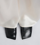 Christen Edge leather mules