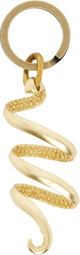 OUR LEGACY Gold Light Holder Keychain