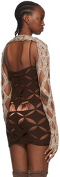 Isa Boulder Taupe Basket Gloves