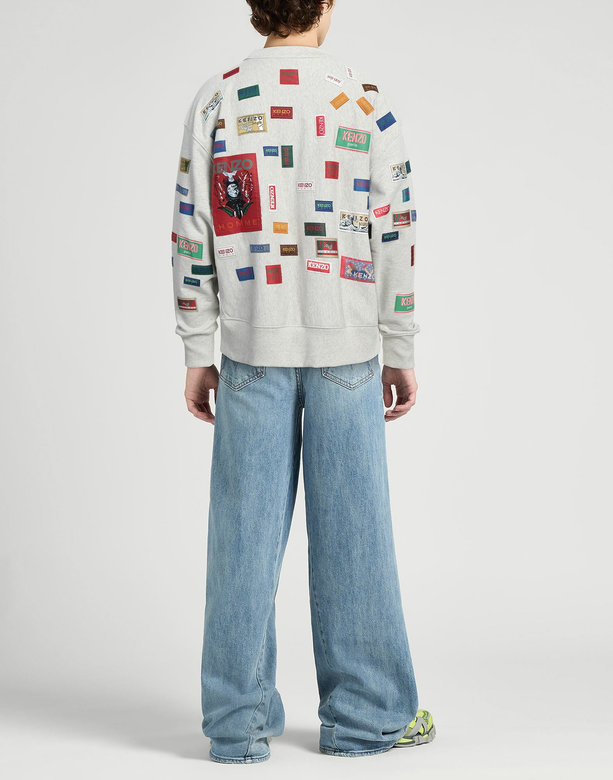 Kenzo Mens Sweatshirt Light in Grey