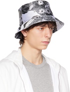 Thom Browne Gray Jacquard Bucket Hat