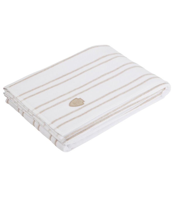 Photo: Brunello Cucinelli Striped cotton terry beach towel