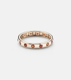 Stone and Strand 10kt gold ring with garnet