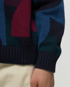 By Parra Knotted Knitted Pullover Blue - Mens - Pullovers