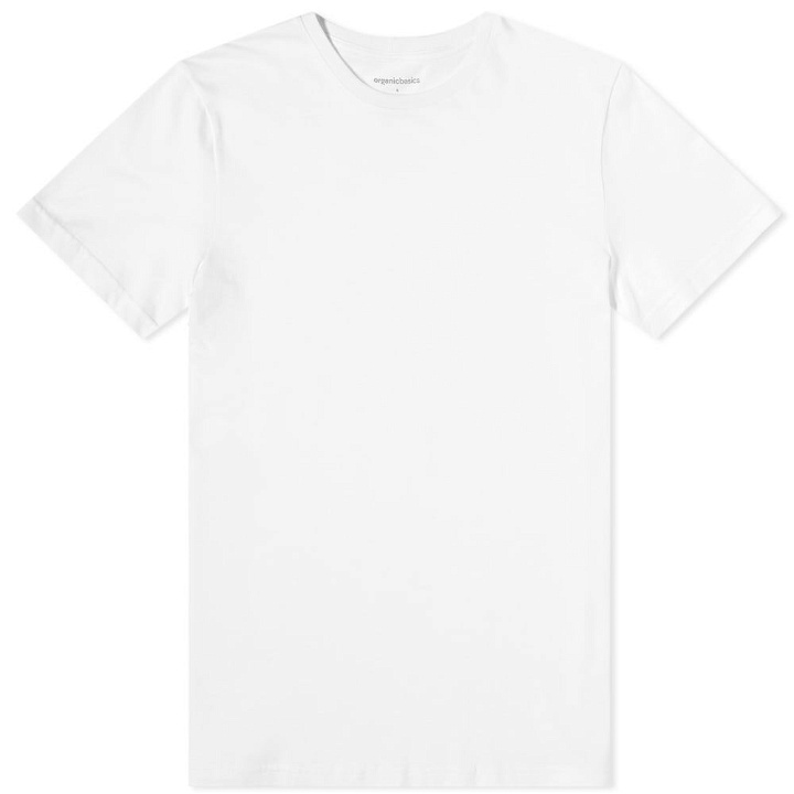 Photo: Organic Basics Men's Organic Cotton T-Shirt in White