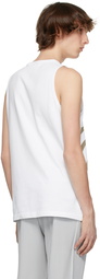 Kenzo White Oversized K-Tiger Tank Top