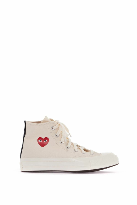 Photo: COMME DES GARCONS PLAY comme des garçons play x converse sneakers hi-top 70 chuck Neutro