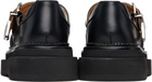 Toga Pulla Black T-Bar Mary Jane Loafers