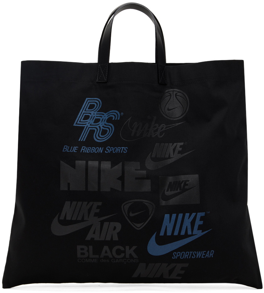 即発OK&送料関税込◇Comme des Garcons Nike トートバッグ Comme des Garçons Men's x Nike Multi Logo Print Tote Bag in