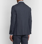 Canali - Slate-Blue Slim-Fit Kei Wool Suit Jacket - Blue