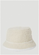 Le Bob Neve Fluffy Bucket Hat in Cream