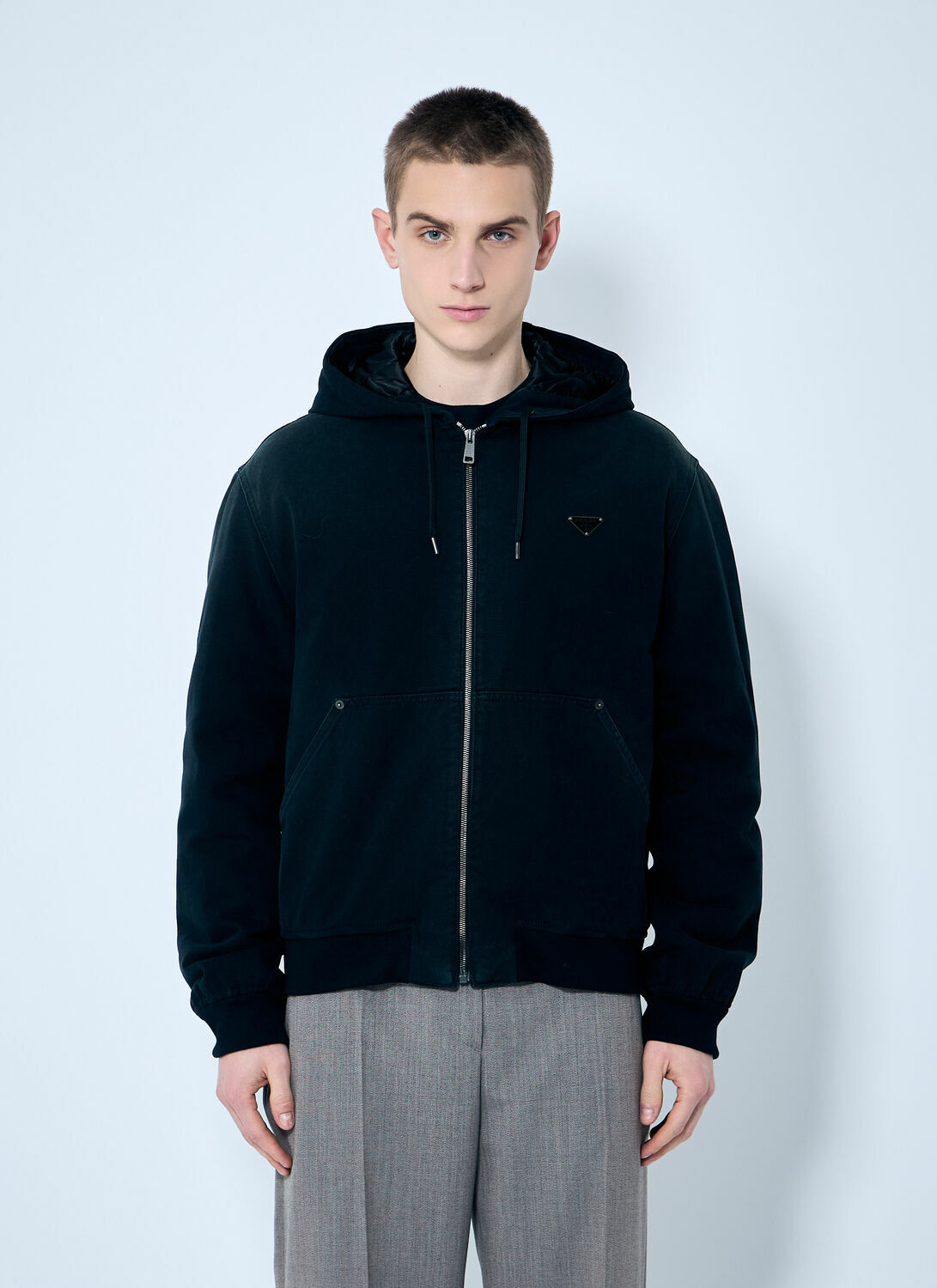 Prada Denim Hooded Jacket