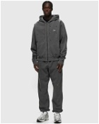 Patta Studded Washed Zip Up Hooded Sweater Grey - Mens - Hoodies/Zippers