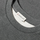 Moncler Men's Outline Logo Crew Sweat in Grey Marl