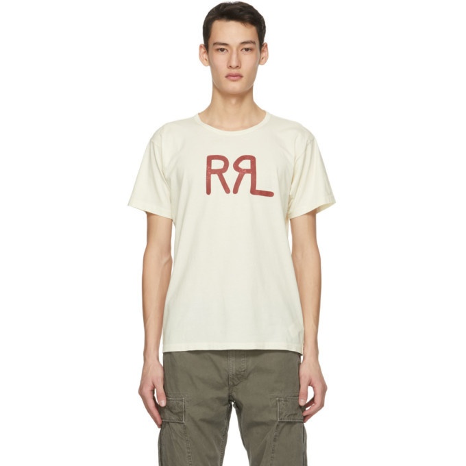 Photo: RRL Off-White Logo T-Shirt