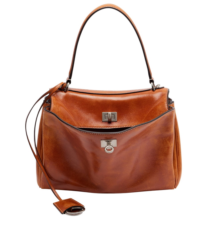 Photo: Balenciaga Rodeo Medium leather top-handle bag