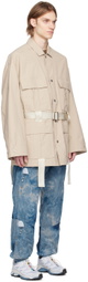 A. A. Spectrum Tan Safari Coat Set
