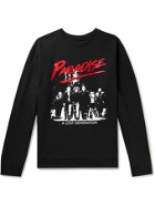 PARADISE - Lost Generation Printed Fleece-Back Cotton-Blend Jersey Sweatshirt - Black