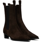 Aeyde Brown Kiki Suede Chelsea Boots