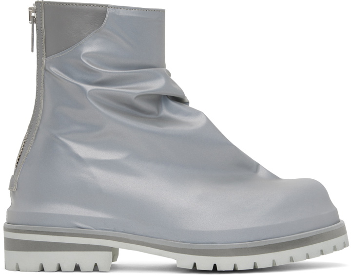 Photo: 424 Silver Zip Boots