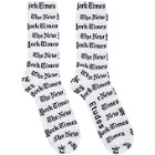 Etudes White The New York Times Edition Tunnel Socks