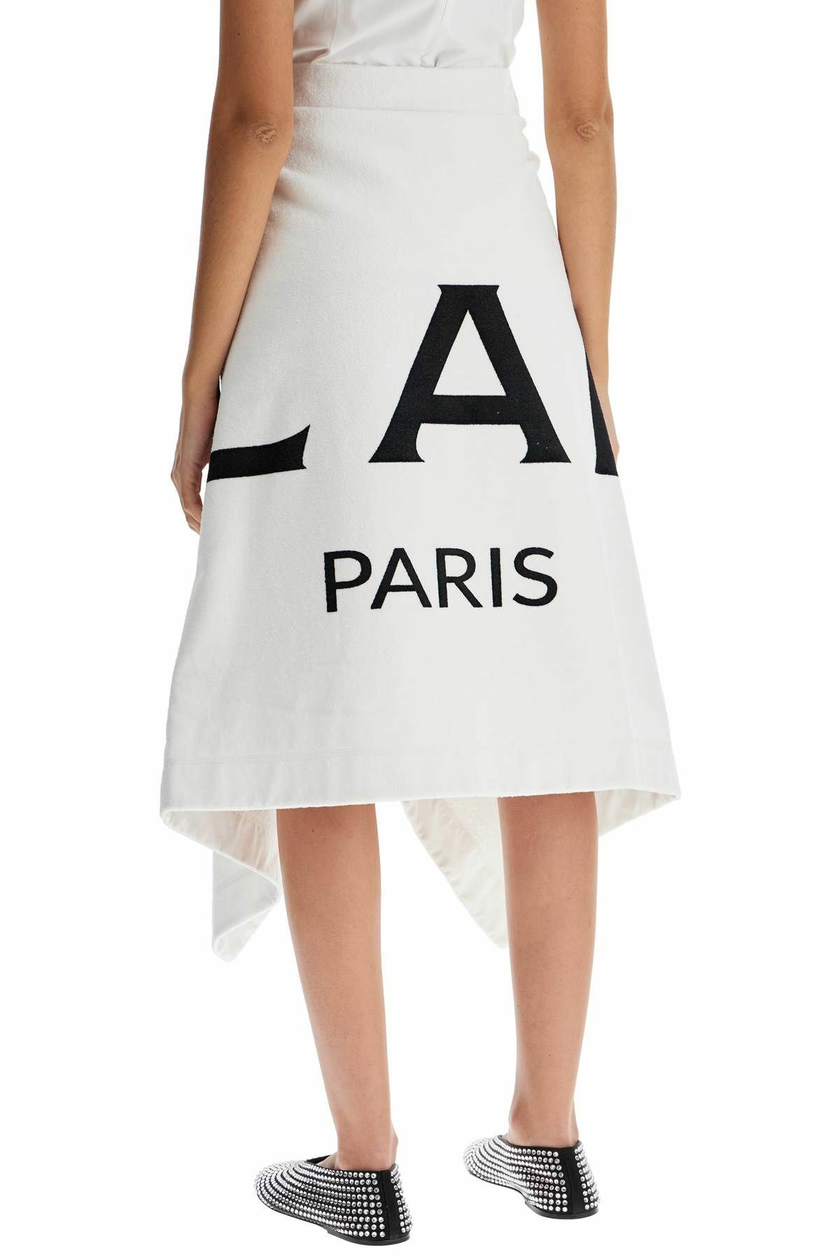 ALAIA 'patterned pareo White ALAÏA