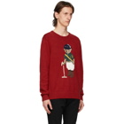 Polo Ralph Lauren Red Riding Bear Sweater