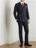 Kingsman - Harry's Navy Pinstriped Super 120s Wool Suit - Blue