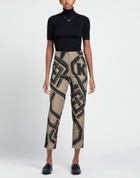 Koché Womens Pants Taupe