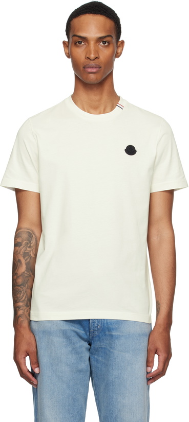 Photo: Moncler Off-White Short Sleeve T-shirt