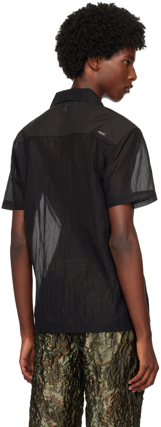 Olly Shinder Black Sheer Shirt